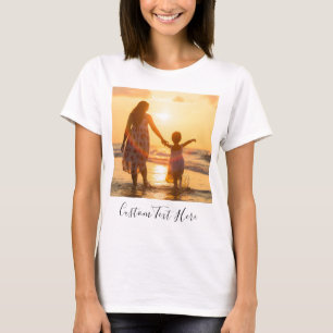 Custom Your Photo T-Shirt with Text