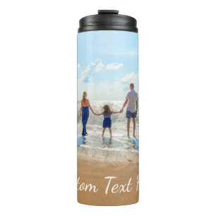 Custom Your Photo Thermal Tumbler with Text Name