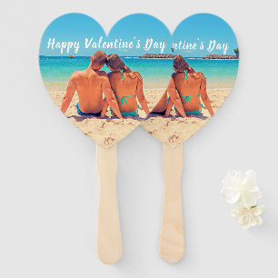 Custom Your Photo Valentine's Day Hand Fan