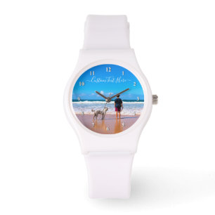 Custom Your Photo Watch Gift with Text