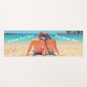 Custom Your Photo Yoga Mat with Text Name
