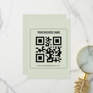 Custom Your QR Code Business Name Template