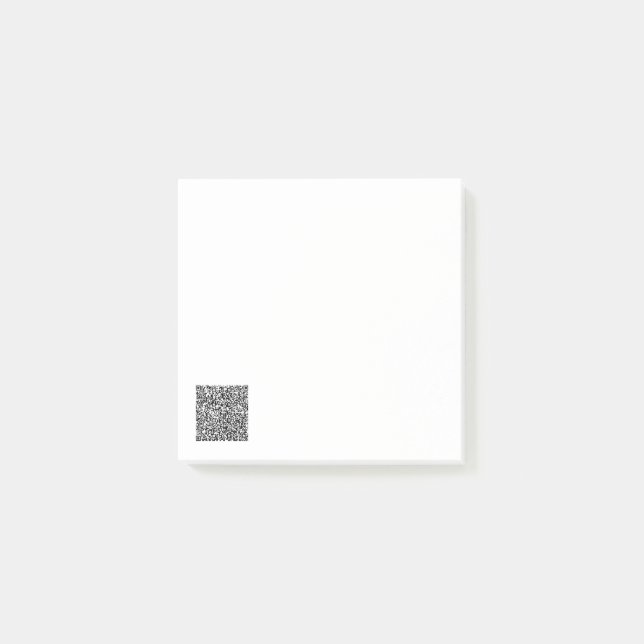 Custom Your QR Code Personalised Post it Notes (Front)