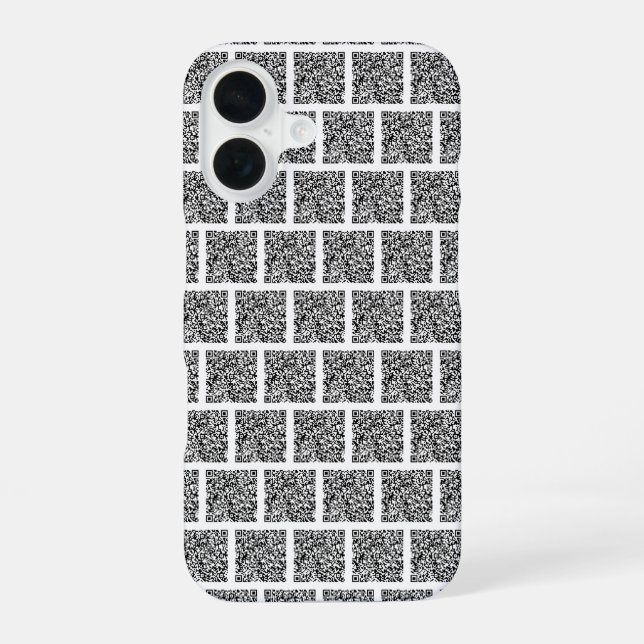 Custom Your QR Code Scan iPhone Case Choose Colour (Back)