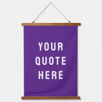 Custom Your Quote Banner Personalised Wall Text