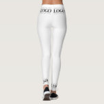 Custom Your Rectangle Business Company Logo Here  Leggings<br><div class="desc">Promote your business with these cool leggings,  featuring custom logo template! Easily add your own logo by clicking on the "personalise" option.</div>