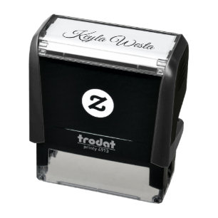 Custom your Signature Personalised script Self-inking Stamp