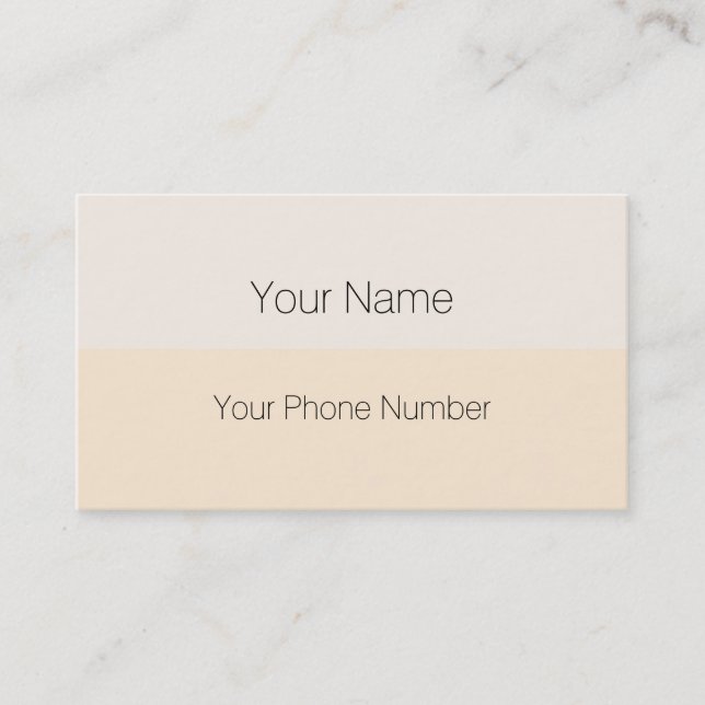 Custom your text, image & background colour business card (Front)