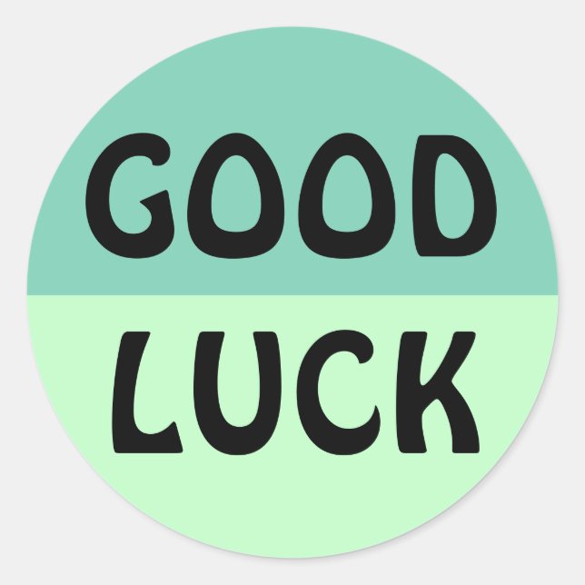 Custom your text, image & background colour classic round sticker (Front)