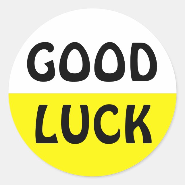 Custom your text, image & background colour classic round sticker (Front)