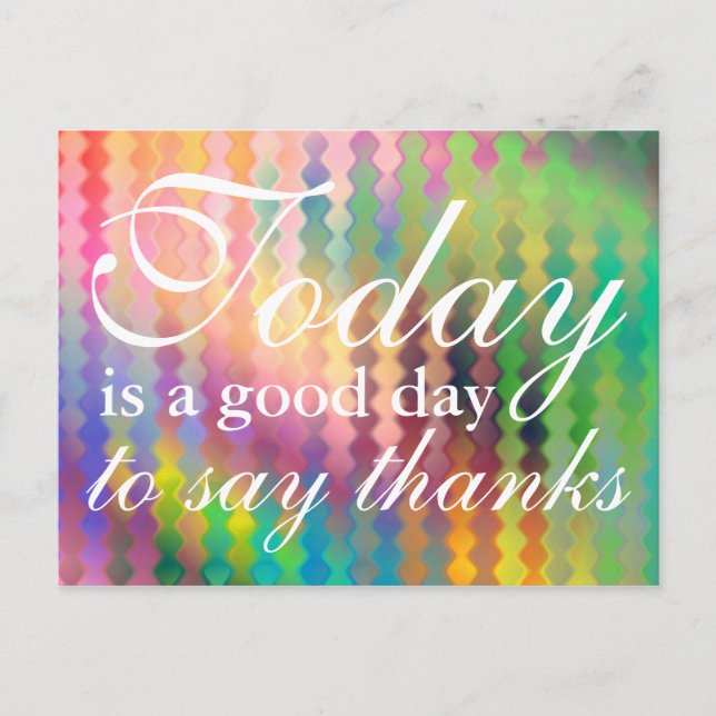 Custom your text, sign, image & background postcard (Front)