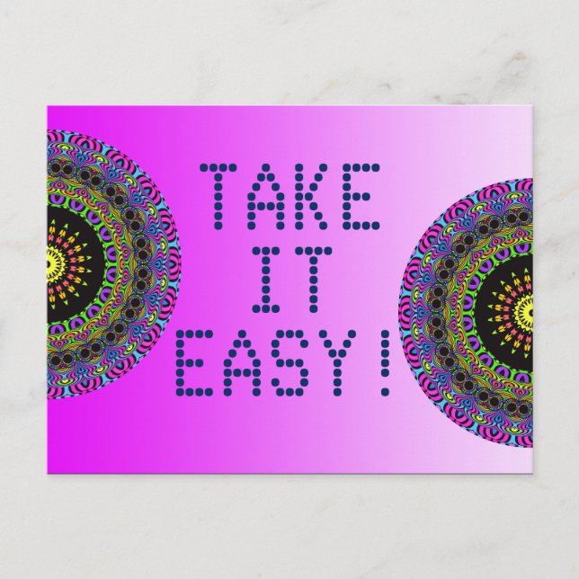 Custom your text, sign, image & background postcard (Front)