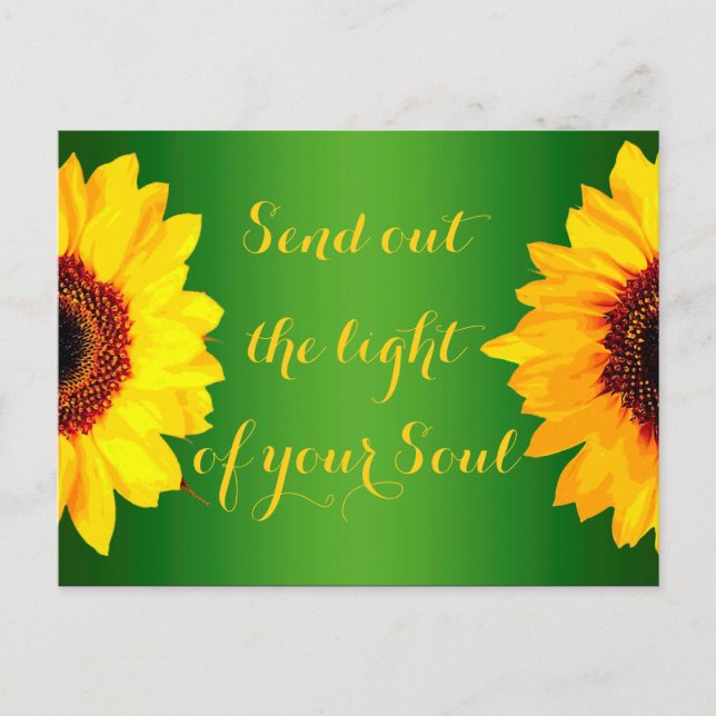 Custom your text, sign, image & background postcard (Front)