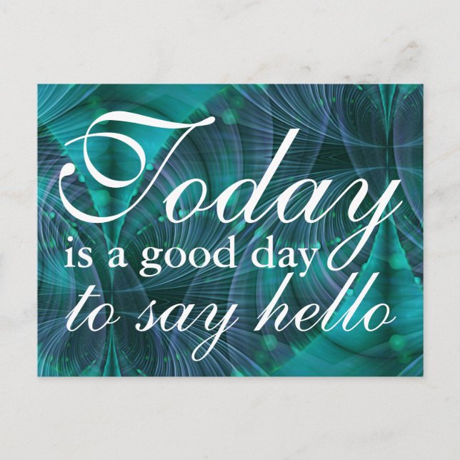 Custom your text, sign, image & background postcard (Front)