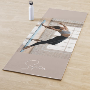 Custom Your Yoga Photo With Text Yoga Mat