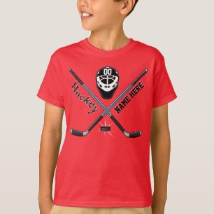 Custom Youth Hockey Sweatshirts YOUR NAME, NUMBER