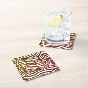Custom Zebra Coasters