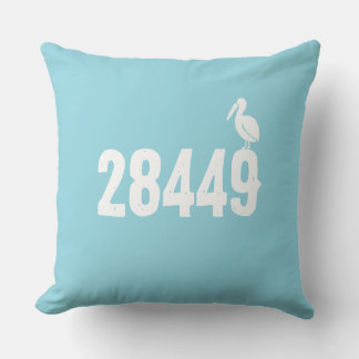 Custom Zip Code Design with Pelican – Personalised Cushion
