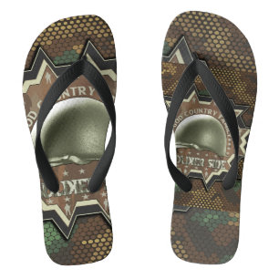 Custom Zipz High Top Shoes, US Men 4 / US Women 6 Flip Flops