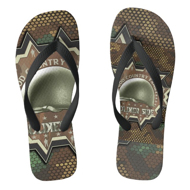 Custom Zipz High Top Shoes, US Men 4 / US Women 6 Flip Flops (Footbed)