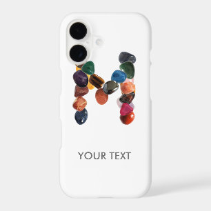 Customable Gemstone Initial "M"