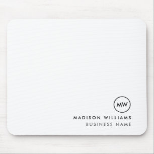 Custome Minimal Monogram Mouse Mat