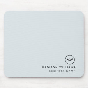 Custome Minimal Monogram Mouse Pad