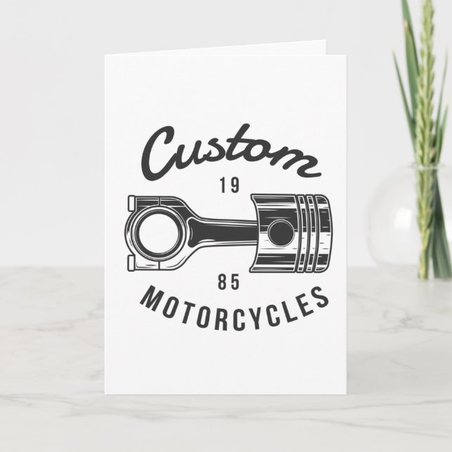 Custome Motorcycles Card (Front)