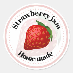 Custome round sticker food product.