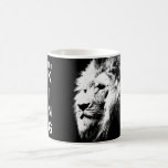 Customer Animals Lion Face King Elegant Template Coffee Mug<br><div class="desc">Customer Lion Face Animal King Elegant Template Trendy Classic Coffee Mug.</div>