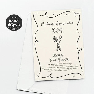 Customer Appreciation Business BBQ Party Invitation