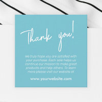 Customer Appreciation Business Card