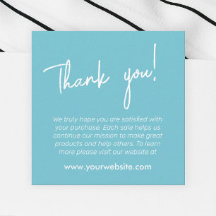 Customer Appreciation Business Card
