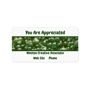 Customer Appreciation Business Sales Order Thanks Label