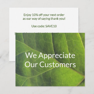 Customer Appreciation Discount and Referral Promo