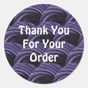 Customer Appreciation Modern Business Thank You Classic Round Sticker