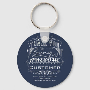 Customer Appreciation Thank You  Key Ring