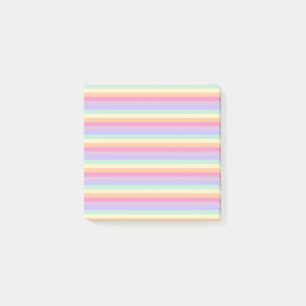 Customer Blue Green Purple Yellow Orange Striped Post-it Notes