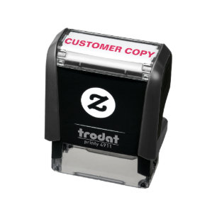 Customer Copy Business Self-inking Stamp