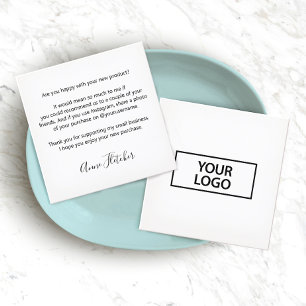  Customer Loyalty and Referral Logo  Calling Card