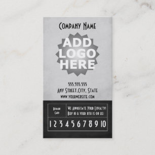 Customer Loyalty Business Card
