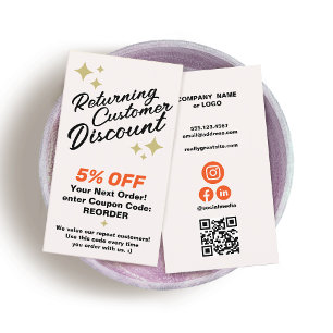 Customer Loyalty Discount Coupon