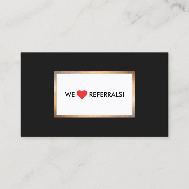  Customer Referral Red Heart Card (Front)