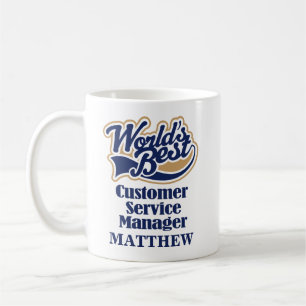 Customer Service Manager Personalised Mug Gift