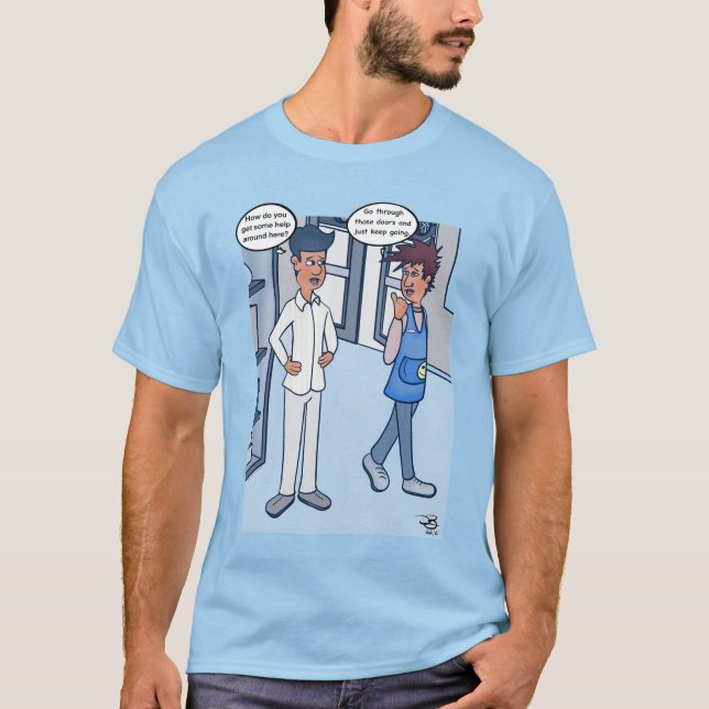 Customer Service Men's T-Shirt (Front)
