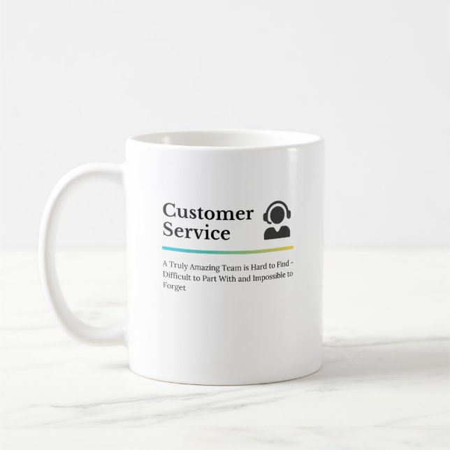 Customer Service - mug (Left)