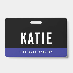 Customer Service Support Company ID Badge