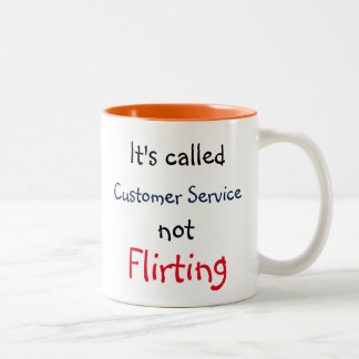 Customer Service Two-Tone Coffee Mug