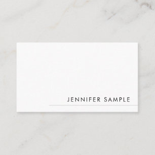 Customer Sleek Modern Design Template Elegant Business Card