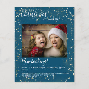 Customer specific Christmas Lights photo flyer